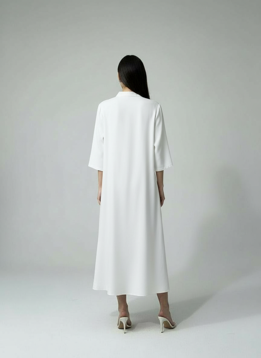 LOTUS MIDI DRESS