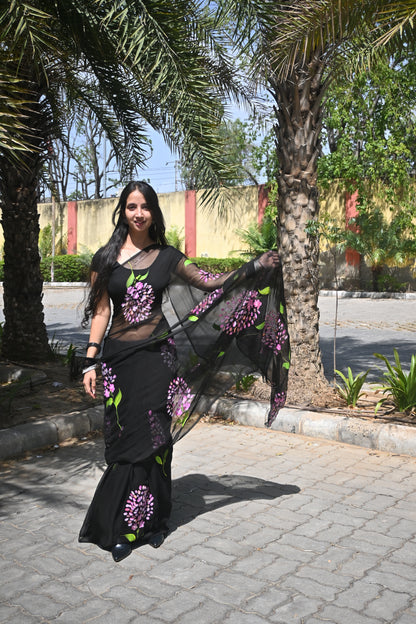 Black Floral