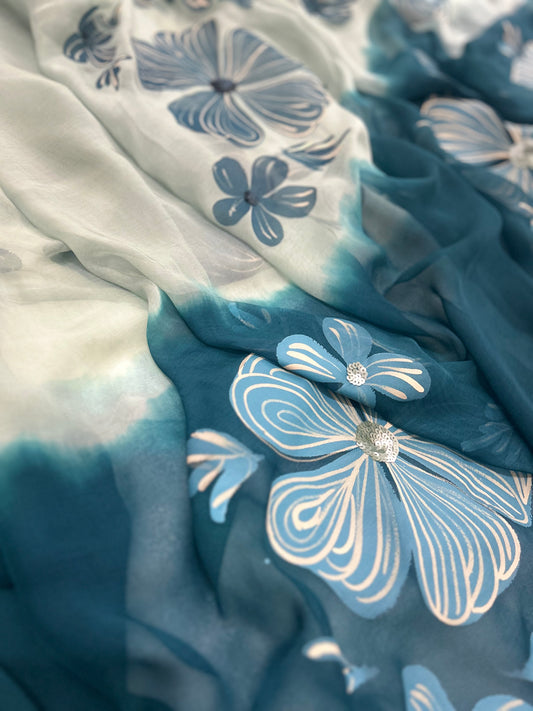 Ombre Teal
