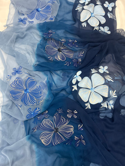 Ombre Blue